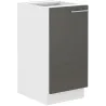 Szafka kuchenna dolna 40 cm LARA 40D 1F BB Cargo GRWH grafit połysk
