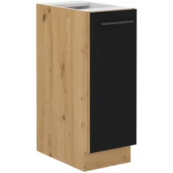 Szafka kuchenna dolna 30 cm czarna MODENA 30D BB Cargo