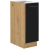 Szafka kuchenna dolna 30 cm czarna MODENA 30D BB Cargo