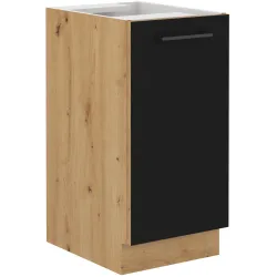 Szafka kuchenna dolna 40 cm MODENA 40D 1F BB Cargo czarna mat