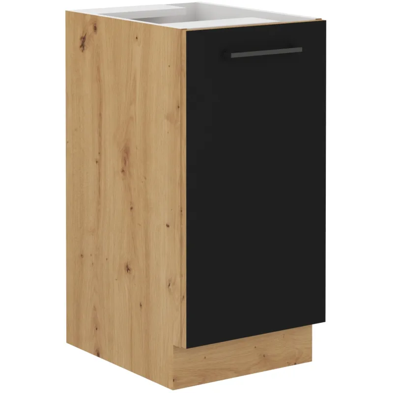 Szafka kuchenna dolna 40 cm MODENA 40D 1F BB Cargo czarna mat