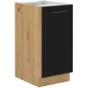 Szafka kuchenna dolna 40 cm MODENA 40D 1F BB Cargo czarna mat