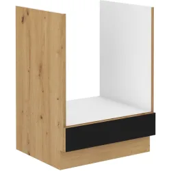 Szafka kuchenna dolna 60 cm pod piekarnik MODENA 60D GAZ BB czarna mat