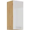 Szafka kuchenna górna 30 cm biała połysk ARTISAN 30G 72 1F
