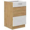 Szafka kuchenna pod zlew 50 cm biała połysk ARTISAN 50D ZL 1F BB