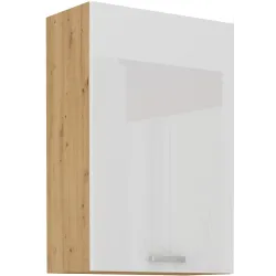 Szafka kuchenna górna 60 cm ARTISAN 60G 90 1F biała - dąb artisan