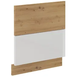 Front kuchenny dolny do zmywarki 60 cm ARTISAN ZM biała - dąb artisan