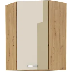 Szafka kuchenna górna narożna ARTISAN 58x58 GN 90 1F cappucino - dąb artisan