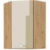 Szafka kuchenna górna narożna ARTISAN 58x58 GN 90 1F cappucino - dąb artisan