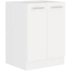 Szafka kuchenna dolna 60 cm EKO 60D 2F BB biała