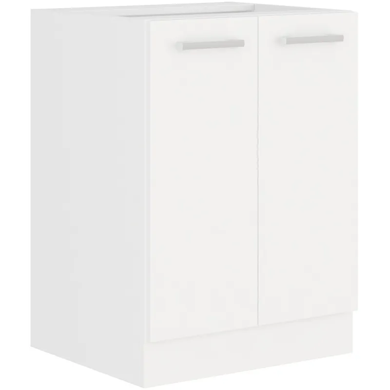Szafka kuchenna dolna 60 cm EKO 60D 2F BB biała