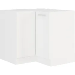 Szafka kuchenna dolna narożna EKO 89x89DN 1F BB biała