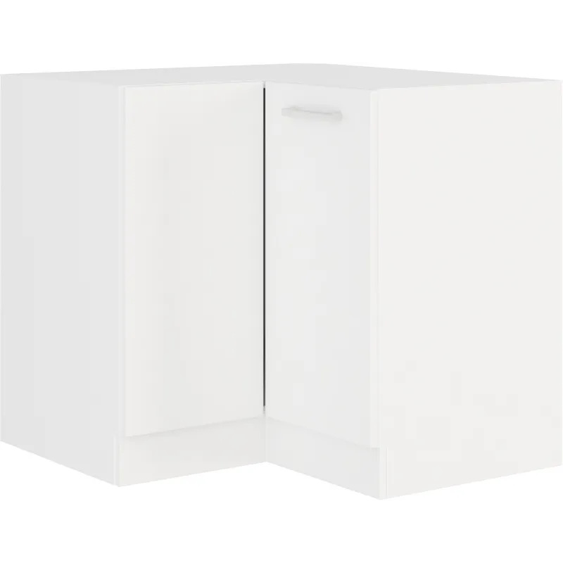 Szafka kuchenna dolna narożna EKO 89x89DN 1F BB biała