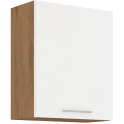Szafka kuchenna górna 60 cm VIGO 60G 72 1F biała połysk - dąb lancelot mat