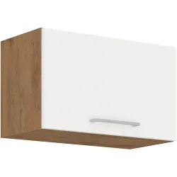 Szafka kuchenna górna 60 cm VIGO 60GU 36 1F biała połysk - dąb lancelot mat