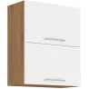 Szafka kuchenna górna 60 cm VIGO 60GU 72 2F biała połysk - dąb lancelot