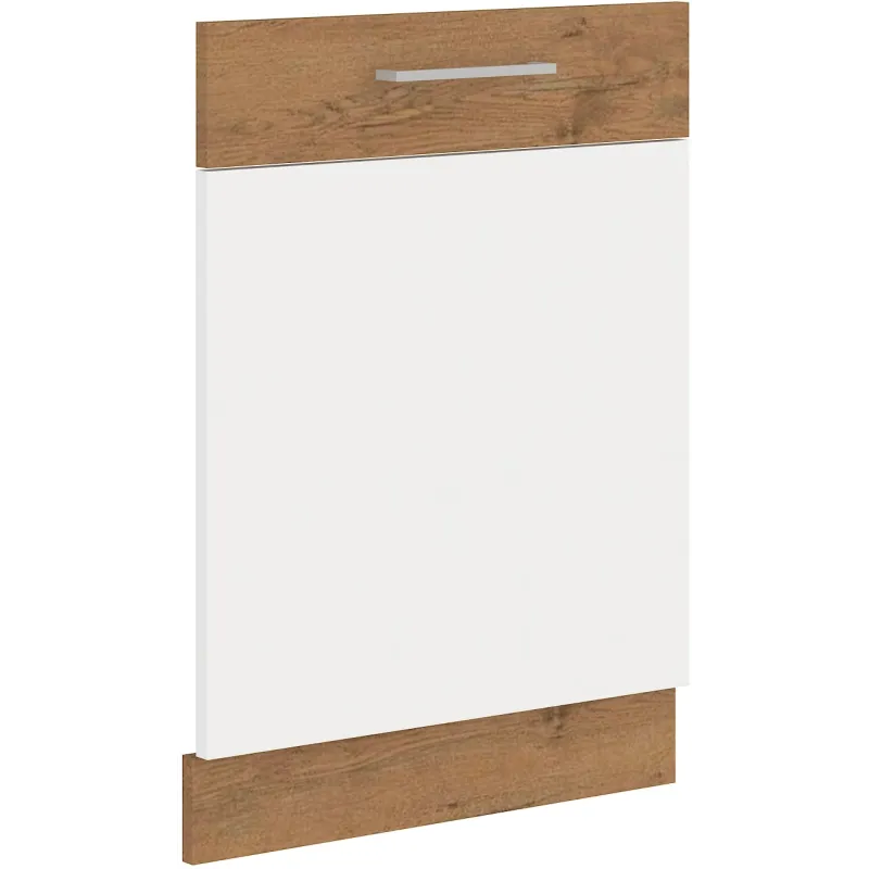 Front kuchenny dolny do zmywarki 60 cm VIGO ZM biały połysk - dąb lancelot