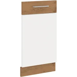 Front kuchenny dolny do zmywarki 45 cm VIGO ZM biały połysk - dąb lancelot
