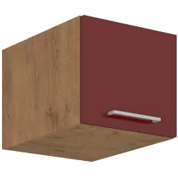 Szafka kuchenna górna 40 cm VIGO 40 NAGU 36 1F bordo - dąb lancelot