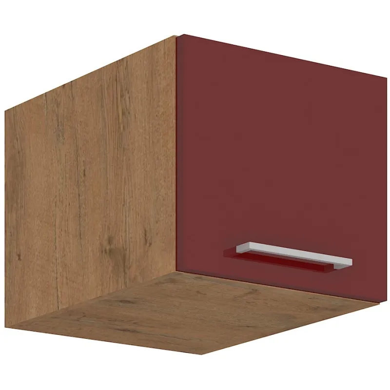 Szafka kuchenna górna 40 cm VIGO 40 NAGU 36 1F bordo - dąb lancelot