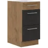 Szafka kuchenna dolna 40 cm z szufladami VIGO 40D 3S BB matera - dąb lancelot