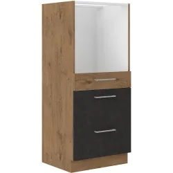 Szafka kuchenna dolna 60 cm słupek VIGO 60DPS 145 3S matera - dąb lancelot