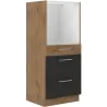 Szafka kuchenna dolna 60 cm słupek VIGO 60DPS 145 3S matera - dąb lancelot