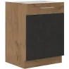 Szafka kuchenna dolna 60 cm VIGO 60D 1F BB matera - dąb lancelot mat