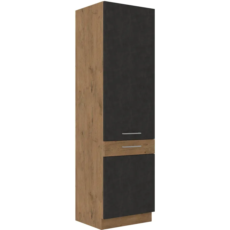 Szafka kuchenna dolna 60 cm słupek VIGO 60DK 210 2F matera - dąb lancelot mat