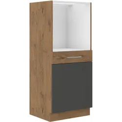Szafka kuchenna dolna 60 cm słupek VIGO 60DP 145 1F BB matera - dąb lancelot
