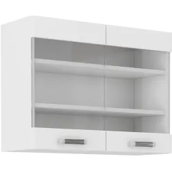 Szafka kuchenna górna 80 cm OMEGA 80GS 60 2F biała