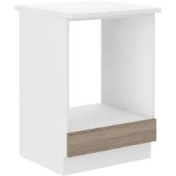 Szafka kuchenna dolna 60 cm pod piekarnik DAVE 60D GAZ ZB z blatem dąb trufel