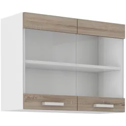 Szafka kuchenna górna 60 cm DAVE 80GS 60 2F dąb trufel