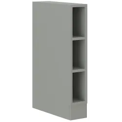 Szafka kuchenna dolna 15 cm szara otwarta KARMEN 15D OTW 72