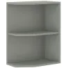 Szafka kuchenna dolna 30 cm zakończenie otwarta szara KARMEN 30D ZAK