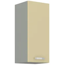 Szafka kuchenna górna 30 cm krem połysk KARMEN 30G 72 1F