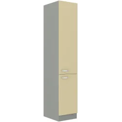 Szafka kuchenna dolna 40 cm KARMEN 40DK 210 2F krem połysk