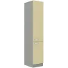 Szafka kuchenna dolna 40 cm KARMEN 40DK 210 2F krem połysk