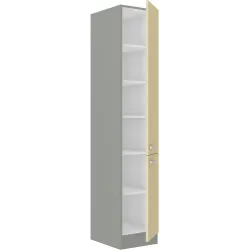 Szafka kuchenna dolna 40 cm KARMEN 40DK 210 2F krem połysk