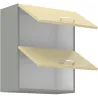 Szafka kuchenna górna 60 cm KARMEN 60GU 72 2F krem połysk