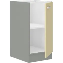 Szafka kuchenna dolna 40 cm KARMEN 40D 1F BB krem połysk