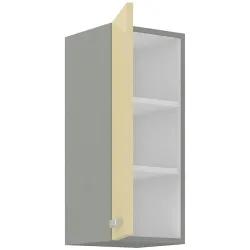 Szafka kuchenna górna 30 cm krem połysk KARMEN 30G 72 1F