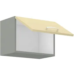 Szafka kuchenna górna 50 cm KARMEN 50GU 36 1F krem połysk