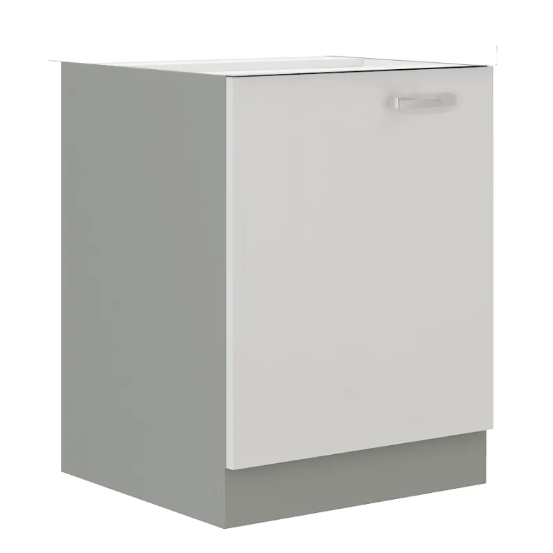Szafka kuchenna dolna 60 cm BIANCA 60D 1F BB biała połysk