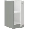 Szafka kuchenna dolna 40 cm BIANCA 40D 1F BB biała połysk