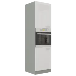 Szafka kuchenna dolna na piekarnik 60 cm BIANCA 60DP 210 2F biała połysk
