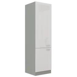 Szafka kuchenna dolna 60 cm słupek BIANCA 60DK 210 2F biała połysk
