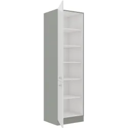 Szafka kuchenna dolna 60 cm słupek BIANCA 60DK 210 2F biała połysk