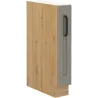 Szafka kuchenna dolna 15 cm szara LUNA 15D BB Cargo CGAR