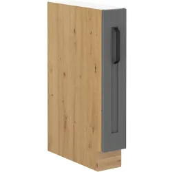 Szafka kuchenna dolna 15 cm szara LUNA 15D BB Cargo DGAR